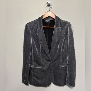 T Tahari Elegant Silver/Black Blazer by Tahari LIKE NEW! Ladies Size 10